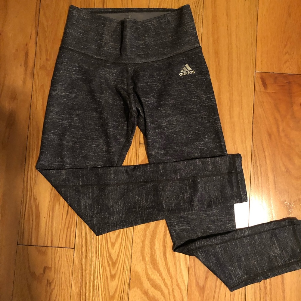 Speckled gray Adidas leggings size xs